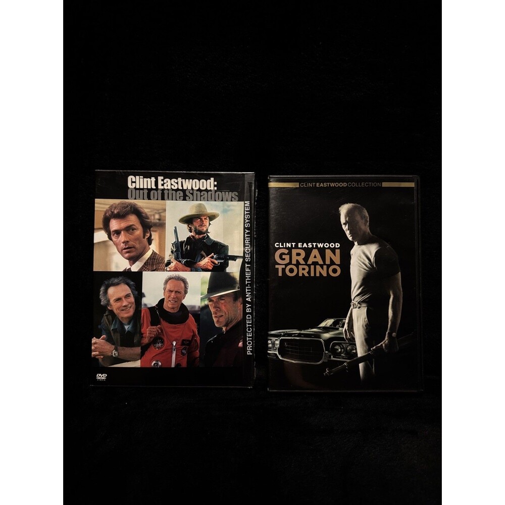 Clint Eastwood Vintage 1992 Out of the Shadows Sealed New & Gran Torino DVD 2008